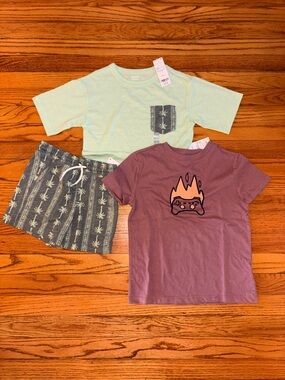 Boys T-Shirts Tops and Short Bundle NWT